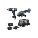 Schneider - pack 20v perceuse visseuse et meuleuse