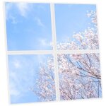 Pack de 4 dalles led imprim�es 60x60 cm - motif nuances roses - lumi�re blanc neutre 4000k - panneaux ...