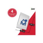 Pack de 4 sacs + 2 filtres gn pour aspirateur compatibles miele serie s2 à s7 - 9917730 Pack de 4 sacs + 2 filtres gn pour aspirateur compatibles miele serie s2 à s7 - 9917730