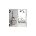 [jamais utilis] meuble de salle de bain 50x50x35 cm street gris sable + plan vasque cramique street ...