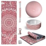 Pack 6 accessoires yoga rose kitwell600 fitfiu fitness