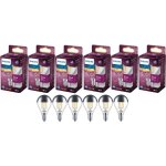 Philips hue - pack de 6 ampoules led philips classic filament p45 e14 4w (quivalent 35w) ? lumire blanche ...
