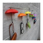 Pack de 6 parapluies vide poche et porte - clés avec fixation murale Pack de 6 parapluies vide poche et porte - clés avec fixation murale