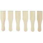Pack de 6 spatules � raclette en bois