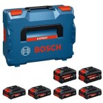 Pack d'accumulateurs bosch 4x exba18v - 40 + 2x exba18v - 80 en l - boxx