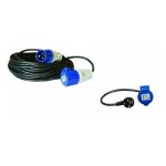 Pack antarion rallonge électrique 15m p17 + adaptateur femelle pour camping - car Pack antarion rallonge électrique 15m p17 + adaptateur femelle pour camping - car