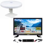 Pack antarion tv led 21. 5  54cm smart tv + antenne tnt omnidirectionnelle