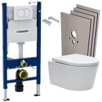 Pack bati - support geberit 112cm + cuvette swiss aqua technologies sans bride + plaque blanche + set ... Pack bati - support geberit 112cm + cuvette swiss aqua technologies sans bride + plaque blanche + set ...