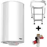 Pack chauffe - eau vertical mural st�atite 150l ariston sageo + trepied 4090027 + groupe s�curit� inox ...