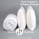 Pack clima fresh thermor�gulation couette temperee + oreiller - 140 / 200 - dodo