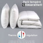 Pack climarelle� thermor�gulation couette temperee + oreiller - 220 / 240 - dodo