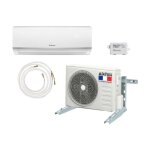 Pack climatiseur rversible airton - a poser soi - mme - 5270w - readyclim 4m - wifi - support mural ...