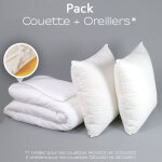 Pack couette 4 saisons + oreiller medium protection active - 220 / 240 - dodo