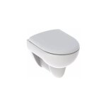 Geberit - pack cuvette suspendue court renova avec abattant standard, blanc Geberit - pack cuvette suspendue court renova avec abattant standard, blanc
