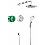 Hansgrohe - croma select s pack encastr� avec mitigeur thermostatique ecostat s chrom�