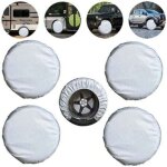 Pack de housses de pneus universelles imperméables ? protection solaire ? 24 - 26 pouces Pack de housses de pneus universelles imperméables ? protection solaire ? 24 - 26 pouces