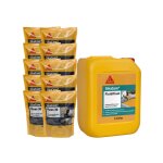 Sika - pack maonnerie 10x cem fibre 30 300g - fluidifiant cem 5l