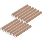 Lot 12 tubes pour exp�dition et emballage - �6 x 50 cm - pour affiche et poster - avec capuchon - pack ...