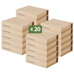 Pack and move - lot 20 bo�tes d'exp�dition - 31 x 25 x 7 cm - taille m - carton de livraison - courrier, ...