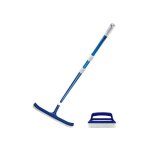 Pack nettoyage mareva pour piscine - manche telescopique - brosse - brosse de ligne d'eau