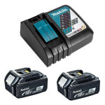 Pack power 18v lxt (2x3, 0 ah) avec chargeur simple makita y - 00197
