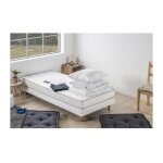 Les tendances - pack pret a dormir top matelas 90x190 cm + sommier + couette + 1 oreiller 60x60 cm - ...