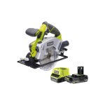 Ryobi - pack scie circulaire rwsl1801m - 18v one + - 1 batterie 2. 0ah - 1 chargeur rapide