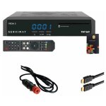 Pack servimat récepteur satellite full hd + carte tntsat v6 + câble hdmi + câble 12v Pack servimat récepteur satellite full hd + carte tntsat v6 + câble hdmi + câble 12v