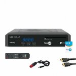 Pack servimat r�cepteur tv satellite hd + carte fransat pc6 + c�ble hdmi + c�ble 12v