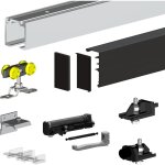 Slid'up by mantion - pack premium slid'up 160 pour porte coulissante jusqu' 1000 mm - rail 1, 94 m - ...