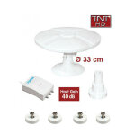 Pack tonna antenne tnt hd omnidirectionnelle gain 40db + 4 aimants fixation camping - car Pack tonna antenne tnt hd omnidirectionnelle gain 40db + 4 aimants fixation camping - car