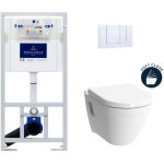 Villeroy&boch - viconnect pro s pack wc bti + cuvette vitra s50 + abattant softclose + plaque (viconnects50 ...