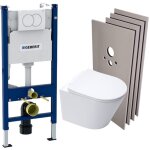 Pack wc bati - support geberit wc swiss aqua technologies sans bride + abattant softlcose + plaque + ...