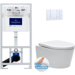 Villeroy&boch - viconnect pro s pack wc bti + wc swiss aqua technologies sans bride et fixations invisibles ...