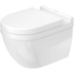 Duravit - pack wc suspendu starck 3 452709 - cuvette rimless + abattant frein de chute, système durafix ... Duravit - pack wc suspendu starck 3 452709 - cuvette rimless + abattant frein de chute, système durafix ...
