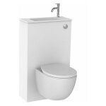 Pack wc trio siamp bati wc suspendu + cuvette + lave - main - 10005127