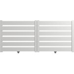 Packit - portail aluminium coulissant sah en kit dimensions l. 3000 (entre piliers) x h. 1500 mm couleurs ...