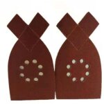 Packung mit 50 blatt schleifpapier f�r black & decker ka220g ka230 mausschleifer, k�rnung 40, 60, 80, ...