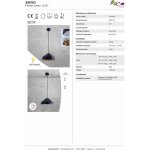 Paco home suspension lampe suspendue salle  manger lampe steampunk cble textile e27 ambre - 650lm / ...