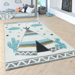 Paco home - tapis enfant chambre enfant couleurs pastel modernes, motifs adorables, effet 3d 120x170 ...