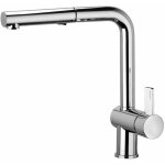 Paffoni - rock series mitigeur d'évier avec douchette extractible ro285cr chromé - laiton Paffoni - rock series mitigeur d'évier avec douchette extractible ro285cr chromé - laiton