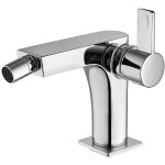 Paffoni - rock series bidet mixer with clic - clac waste ro131kcr chrom� - laiton
