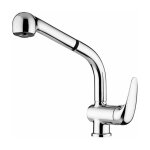 Paffoni - srie duemila du185cr mitigeur d'vier de cuisine avec douchette extractible chrom - laiton ...