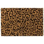 Paillasson coco lopard - 60x40x1. 5cm