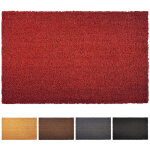 Paillasson en fibres de noix de coco rouge 24 mm 80 x 100 cm