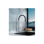 Paini france - paini mitigeur cuisine addict bec haut chrome douchette extractible