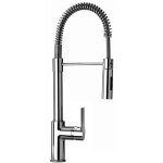 Paini france - mitigeur d'�vier de cuisine avec bec � ressort r�glable paini le mans 90cr557llpe chrom� ...