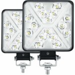 Pair 4? phare de travail led tracteur 300w 12000lm 6000k phare led 4x4 ip67 feux additionnels led moto ...