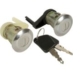 Paire de barillets de serrure avant avec 2 cls assorties pour interrupteur de verrouillage de porte ...