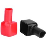 Paire de cache - bornes de batterie rouge et noir positif et ngatif 192681 192682